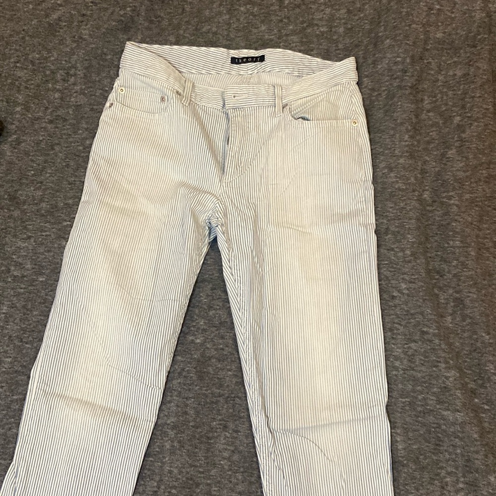 Theory women’s pinstripe pants - Picture 2 of 7